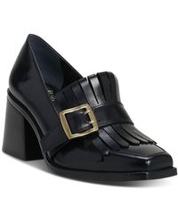 Vince Camuto - Sedna Leather Square Toe Loafers - Lyst