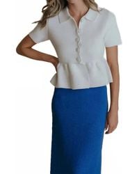 Laroque - Daisy Short Sleeve Top - Lyst