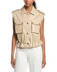 Kenneth Cole - Drawcord Snap Front Jacket - Lyst