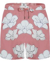 Ted Baker - Ampbell Large Scale Floral Swim Trunks - Lyst