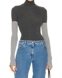 Peter Do - Combo Sleeve Turtleneck Sweater - Lyst