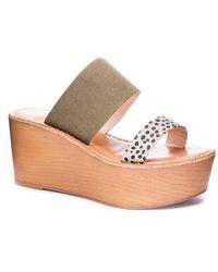 Chinese Laundry - Wind Jute Slip On Wedge Sandals - Lyst