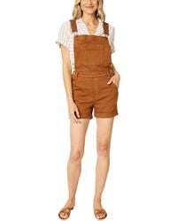 Judy Blue - High Waist Overall Denim Short - Lyst