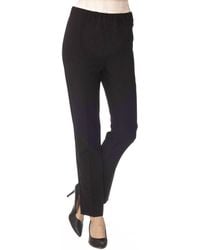 Joseph Ribkoff - Split Hem Pull On Straight Pants - Lyst