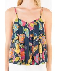 Thml - Floral Pattern Tank Top - Lyst