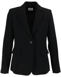 P.A.R.O.S.H. - Tailored Single-Breasted Jacket With Classic Lapel And Flap Pockets - Lyst