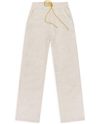 Rhude - Cream Script Logo Sweatpant - Lyst