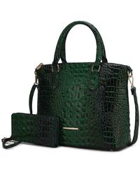 MKF Collection by Mia K - Liora Tote Bag With Wallet, Croc Embossed Vegan Leather Handbag Purse - Lyst