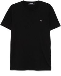 DSquared² - Classic T-Shirt With Round Neck - Lyst