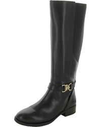 INC - Faux Leather Round Toe Mid-calf Boots - Lyst