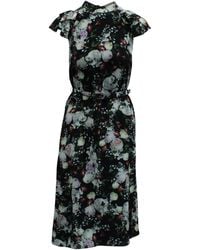 Erdem - Floral Fitted Dress - Lyst