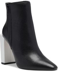 Jessica Simpson - Timea Leather Heels Ankle Boots - Lyst