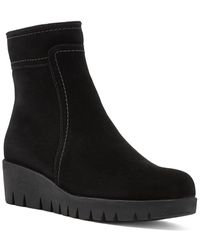 La Canadienne - Go Waterproof Suede Bootie - Lyst