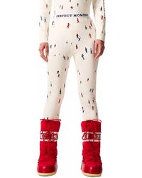 Perfect Moment - Printed Base Layer Leggings - Lyst