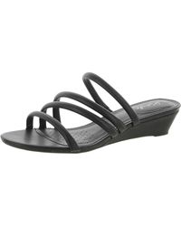 LifeStride - Yours Truly Open Toe Slip On Wedge Sandals - Lyst