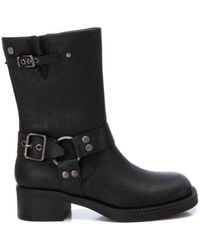 Xti - Faux Leather Booties - Lyst