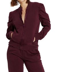 Another Love - Kaya Ruched Zip Up Jacket - Lyst