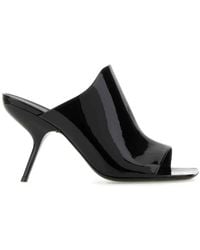 Ferragamo - Ferragamo Era Patent Open-Toe Sandals - Lyst