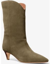 MICHAEL Michael Kors - Michael Kors Daniela Suede Boot - Lyst