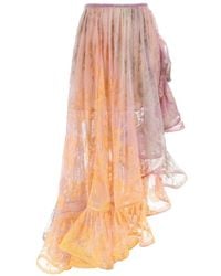 Zimmermann - Lace Skirt With Ruffle - Lyst