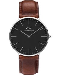 Daniel Wellington - 28mm Brown Quartz Watch Dw00600237 - Lyst