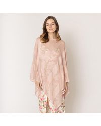TRUEDAMES - Lurex Mesh Poncho - Lyst