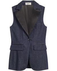 Pence - Diva Tailored Sleeveless Wool Vest - Lyst