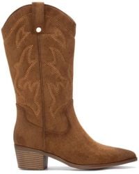 Xti - Suede Italian Western Boots By - Lyst