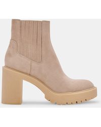 Dolce Vita - Caster H2o Booties Dune Suede - Lyst