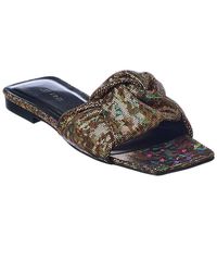 BY FAR - Lima Disco Leather Sandal - Lyst