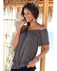 Lascana - 2 Pk Smocked Off The Shoulder Tops - Lyst