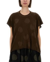 Uma Wang - Knit Top With Polka Dot Pattern - Lyst