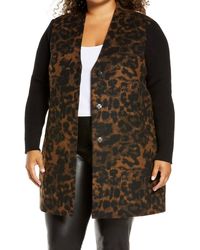 Kenneth Cole - Rib Sleeve Double Face Coat - Lyst