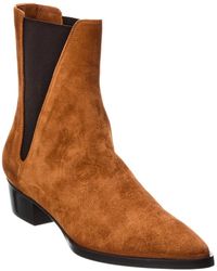 FRAME - Le Carson Suede Bootie - Lyst