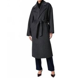 PAIGE - Connery Wool-Blend Long Robe Coat - Lyst