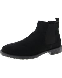 Steve Madden - Colley Suede Slip On Chelsea Boots - Lyst