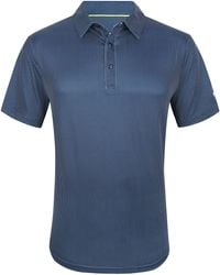 Tom Baine - Performance Geometric Print Four-Way Stretch Golf Polo - Lyst