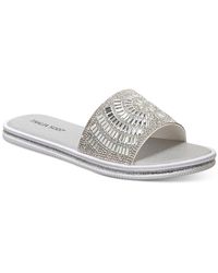 Thalia Sodi - Dianna Open Toe Slip On Slide Sandals - Lyst