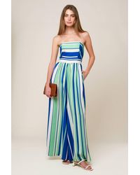 TRUEDAMES - Riverside Sips Woven Jumpsuit - Lyst