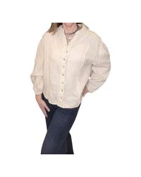 Elan - Long Sleeve Button Down Top - Lyst