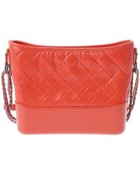 Chanel - Gabrielle Leather Shoulder Bag (pre-owned) - Lyst