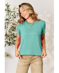 TRUEDAMES - Full Size Round Neck Short Sleeve T-Shirt - Lyst