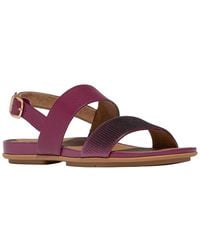 Fitflop - Gracie Sequin Leather Back Strap Sandal - Lyst