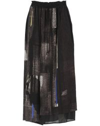 Y's Yohji Yamamoto - Pants With Geometric Pattern - Lyst