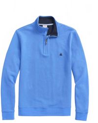 Brooks Brothers - Sueded Jersey Half-Zip Pullover - Lyst