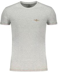 Aeronautica Militare - Cotton T-Shirt - Lyst