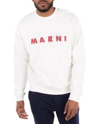 Marni - Wrinkled Logo Sweatshirt - Lyst