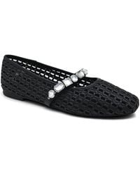 Kenneth Cole - Zeta Maj Raffia Flat - Lyst