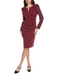 Joseph Ribkoff - Rhinestone-Embellished Midi Dress - Lyst