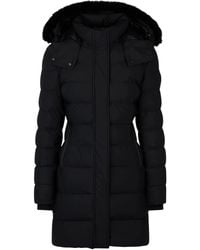 Moose Knuckles - Quilted Parka With Fur-Trimmed Hood And Structured Silhouette - Lyst